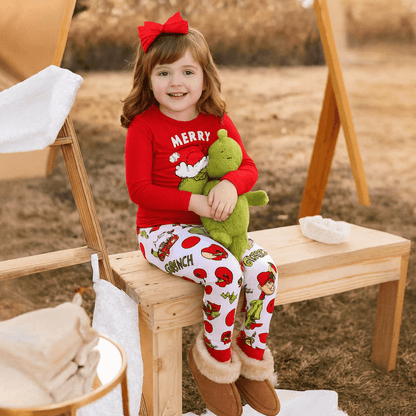 MildlyMama - Grinchmas Family Christmas Pajama Set – Cozy Matching Holiday Sleepwear for Kids, Couples & Adults pajamas