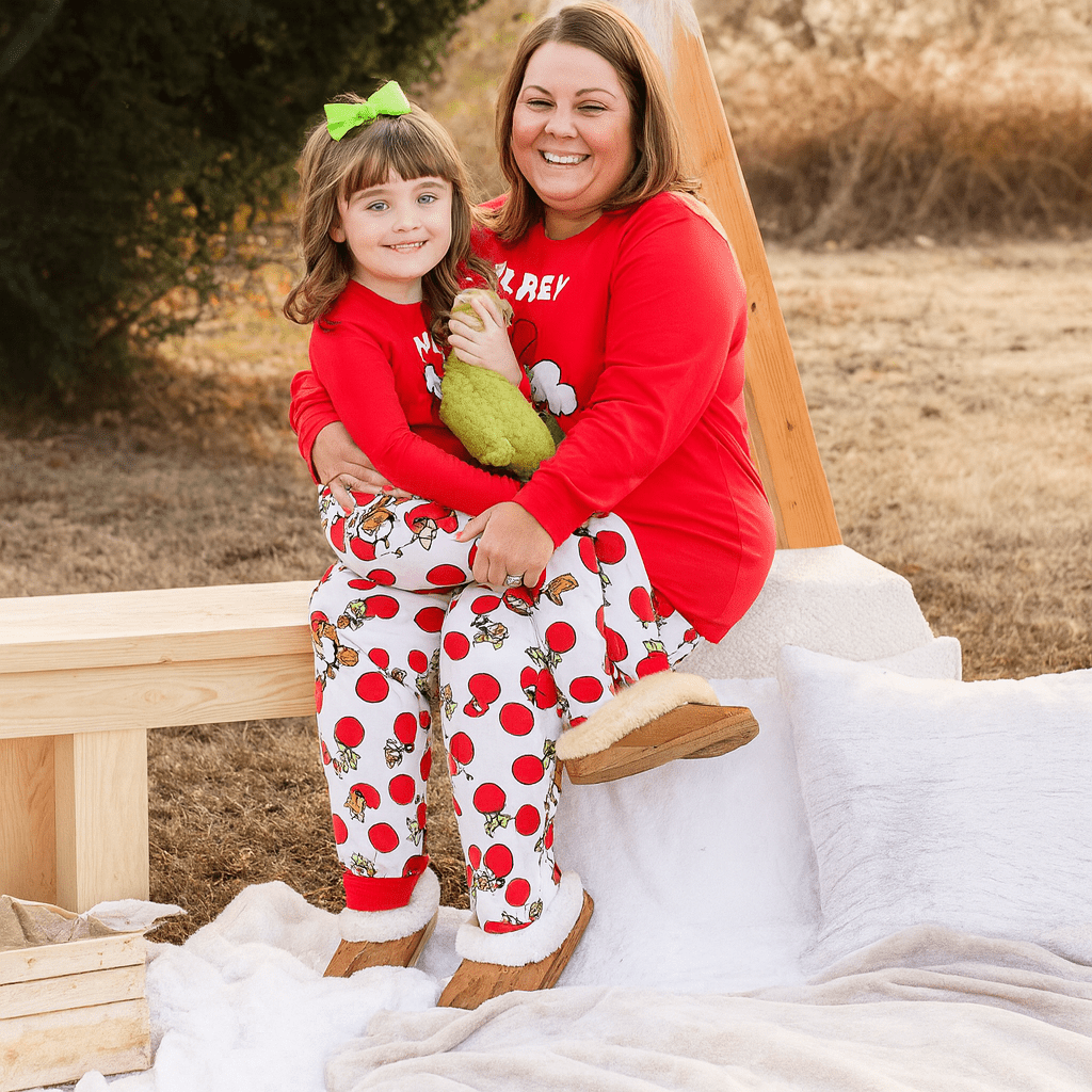 MildlyMama - Grinchmas Family Christmas Pajama Set – Cozy Matching Holiday Sleepwear for Kids, Couples & Adults pajamas