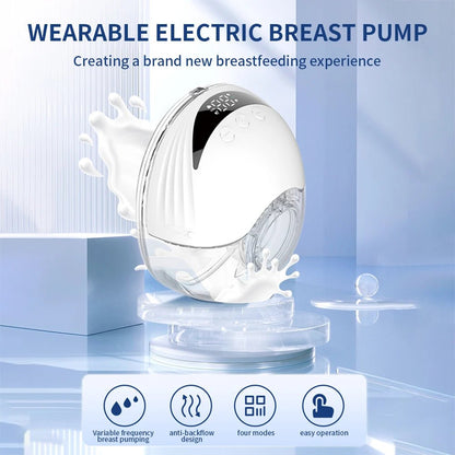 MildlyMama - Hands - Free Wearable Breast Pump – Silent, Cordless Electric Pump with Adjustable Suction and Comfortable Design Breast Pumps