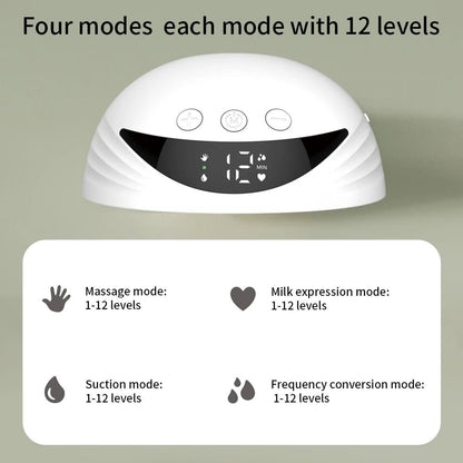 MildlyMama - Hands - Free Wearable Breast Pump – Silent, Cordless Electric Pump with Adjustable Suction and Comfortable Design Breast Pumps