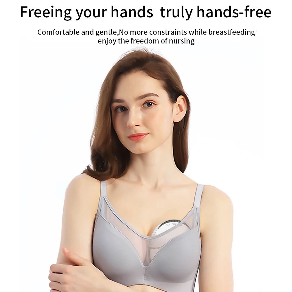 MildlyMama - Hands - Free Wearable Breast Pump – Silent, Cordless Electric Pump with Adjustable Suction and Comfortable Design Breast Pumps
