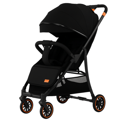 MildlyMama - High - View Two - Way Baby Stroller with One - Button Folding and Four - Wheel Stability – Durable Travel System for Infants and Toddlers Baby Strollers