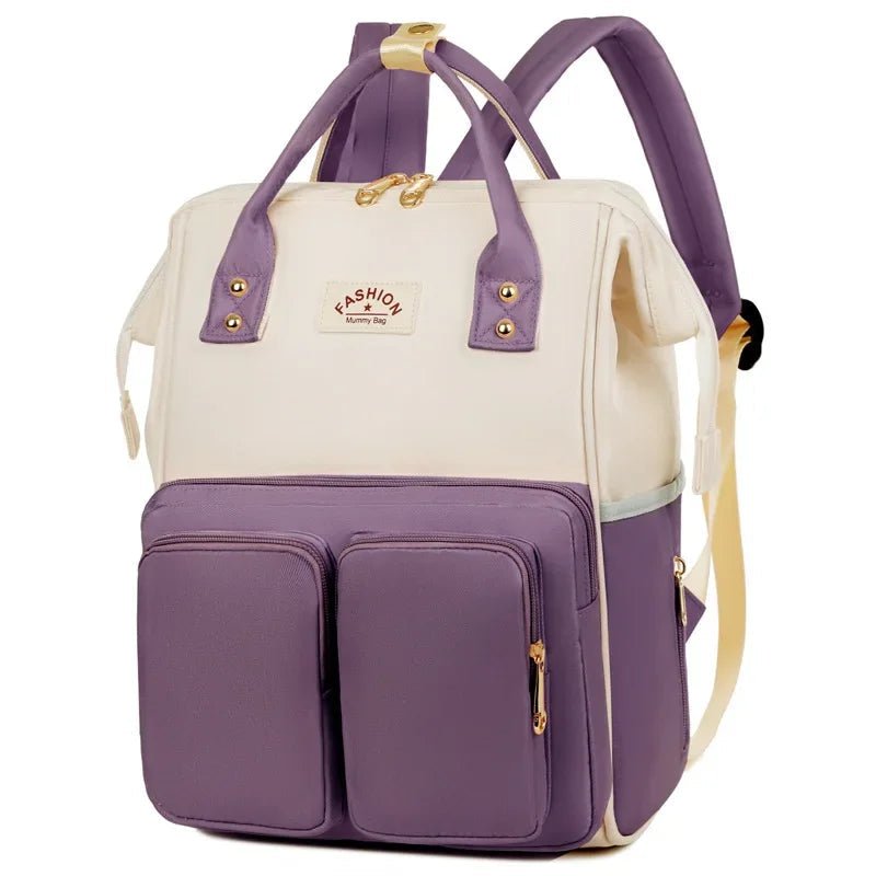 MildlyMama - Large Waterproof Diaper Bag Backpack – Stylish Baby Bag with Ample Storage for Travel and Daily Use Diaper Bags