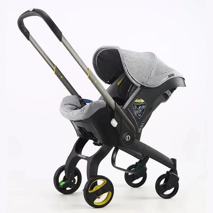 MildlyMama - Lightweight Baby Travel System with Stroller and Car Seat for Newborns – Easy Folding, Adjustable Canopy, Safety Harness Baby Strollers & Car Seats