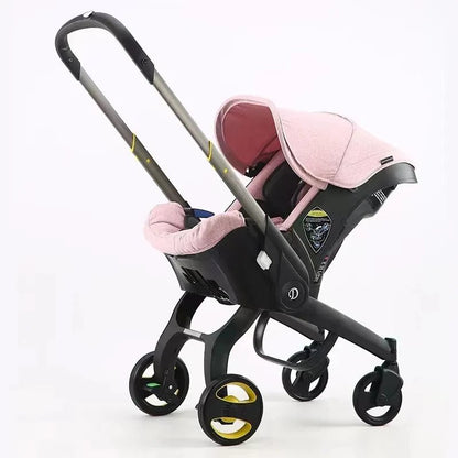 MildlyMama - Lightweight Baby Travel System with Stroller and Car Seat for Newborns – Easy Folding, Adjustable Canopy, Safety Harness Baby Strollers & Car Seats