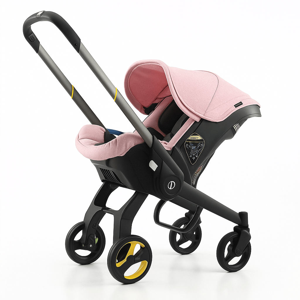 MildlyMama - Lightweight Baby Travel System with Stroller and Car Seat for Newborns – Easy Folding, Adjustable Canopy, Safety Harness Baby Strollers & Car Seats