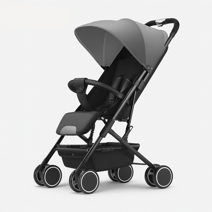 MildlyMama - Lightweight Foldable Baby Stroller for Air Travel with Sitting and Lying Functionality – Durable Carbon Steel Frame Baby Strollers