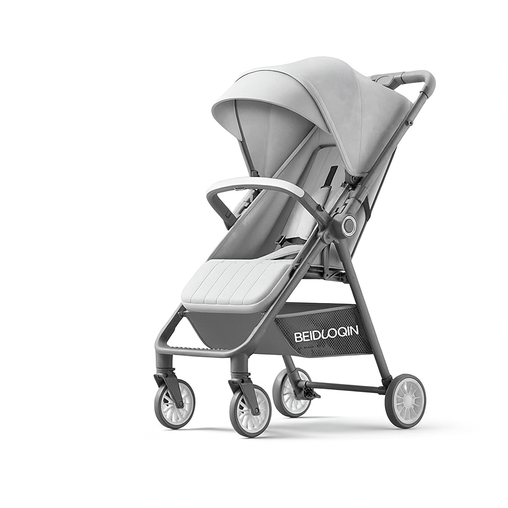 MildlyMama - Lightweight Foldable Baby Stroller with High View, Adjustable Recline, Shock Absorption, Compact Design for Infants and Toddlers Baby Strollers