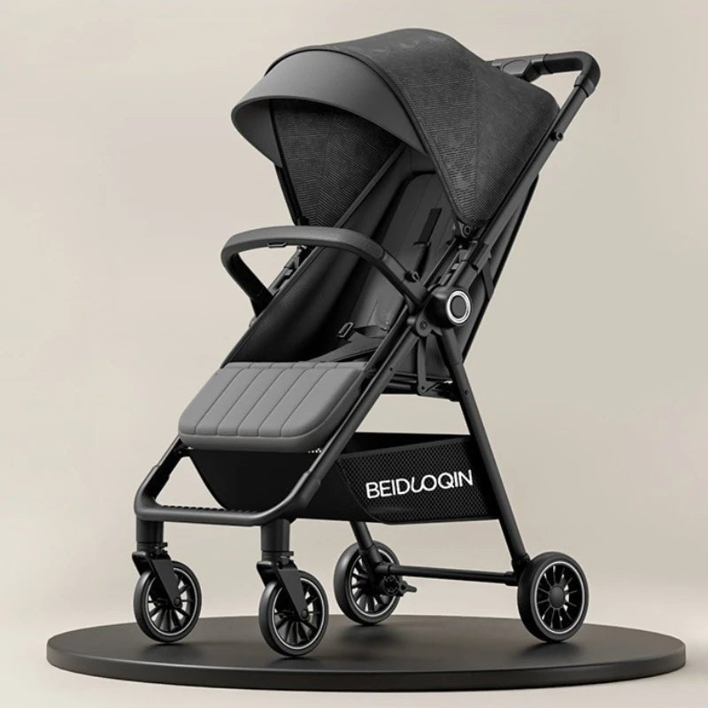 MildlyMama - Lightweight Foldable Baby Stroller with High View, Adjustable Recline, Shock Absorption, Compact Design for Infants and Toddlers Baby Strollers