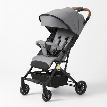 MildlyMama - Lightweight Portable Baby Stroller with Four - Wheel Stability – Versatile for Sitting or Lying Down, Easy to Fold and Store Baby Strollers