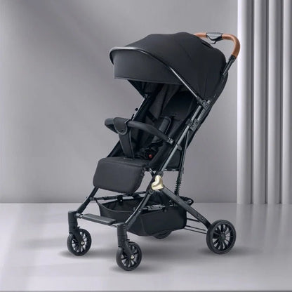 MildlyMama - Lightweight Portable Baby Stroller with Four - Wheel Stability – Versatile for Sitting or Lying Down, Easy to Fold and Store Baby Strollers