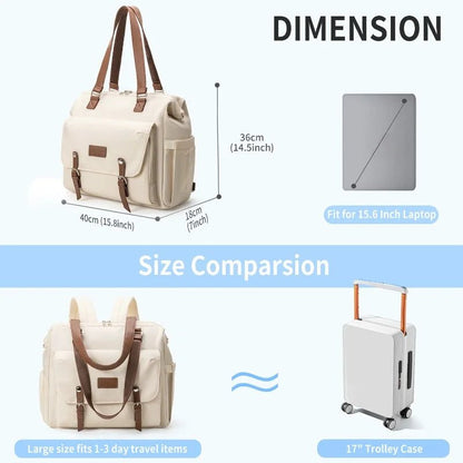 MildlyMama - Luxe Diaper Bag Backpack with Smart Storage, Stylish Design, and Durable Waterproof Fabric for Parents Diaper Bags