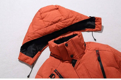 MildlyMama - Men's Insulated Winter Parka - Waterproof, Windproof Jacket For Extreme Cold Weather