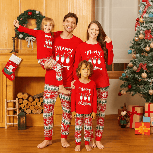 MildlyMama - PlaidJoy Family Matching Christmas Pajama Set – Green Plaid Tree Print Holiday Sleepwear for Kids, Couples & Adults pajamas