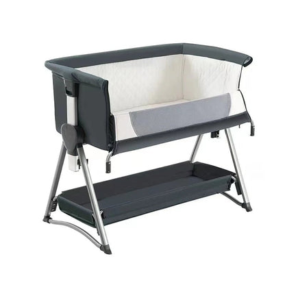 MildlyMama - Portable Baby Bassinet with Adjustable Height – Foldable Co - Sleeper for Newborns 0 - 6 Months, Pink, 2 - in - 1 Design Baby Bassinets