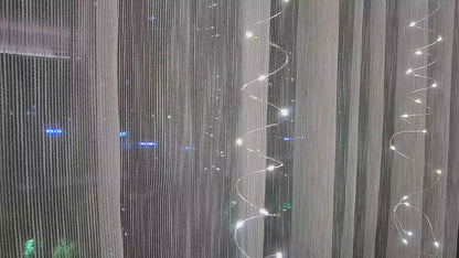 GlowLuxe™ Christmas String Lights – Fairy Lights with Remote, 8 Twinkle Modes, Warm White LED for Indoor & Outdoor Holiday Decor