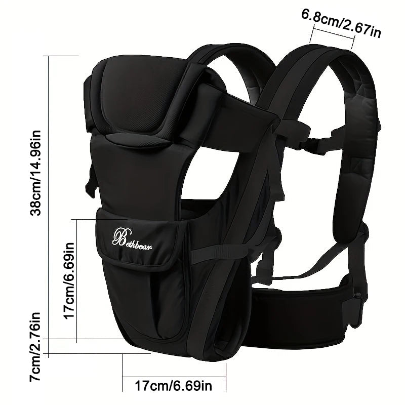MildlyMama - Soft and Supportive Baby Carrier Wrap for Newborns to Toddlers – Ergonomic Design for Hands - Free Comfort and Bonding Baby Carriers