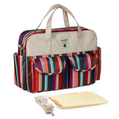 MildlyMama - Stylish Diaper Bag Backpack with Smart Storage, Waterproof Design, and Insulated Bottle Pockets for Modern Moms Diaper Bags