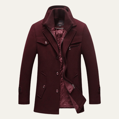 MildlyMama - The Stonemont Men’s Smart Casual Wool Blend Winter Coat