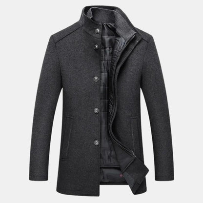 MildlyMama - The Vienna Wool Coat – Men’s Classic Winter Overcoat