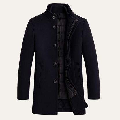 MildlyMama - The Vienna Wool Coat – Men’s Classic Winter Overcoat
