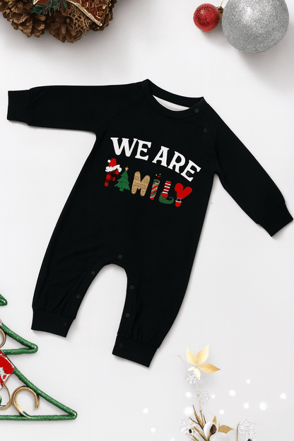 MildlyMama - TreeGlow Family Matching Christmas Pajama Set – Black & Red Plaid Holiday Sleepwear for Kids, Couples & Adults pajamas