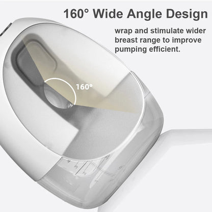 MildlyMama - Wearable Electric Breast Pump, Hands - Free, Compact Design with Adjustable Suction and Whisper - Quiet Technology Breast Pumps