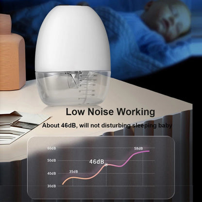 MildlyMama - Wearable Electric Breast Pump, Hands - Free, Compact Design with Adjustable Suction and Whisper - Quiet Technology Breast Pumps