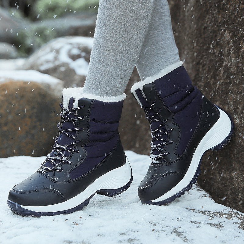 MildlyMama - Winter boots with fur lining for women Waterproof and non - slip