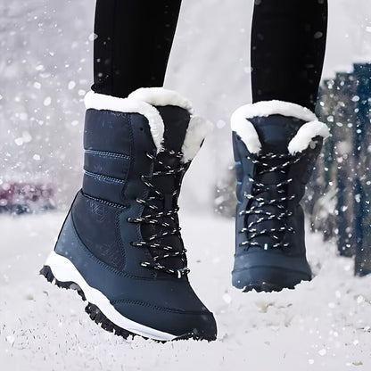 MildlyMama - Winter boots with fur lining for women Waterproof and non - slip