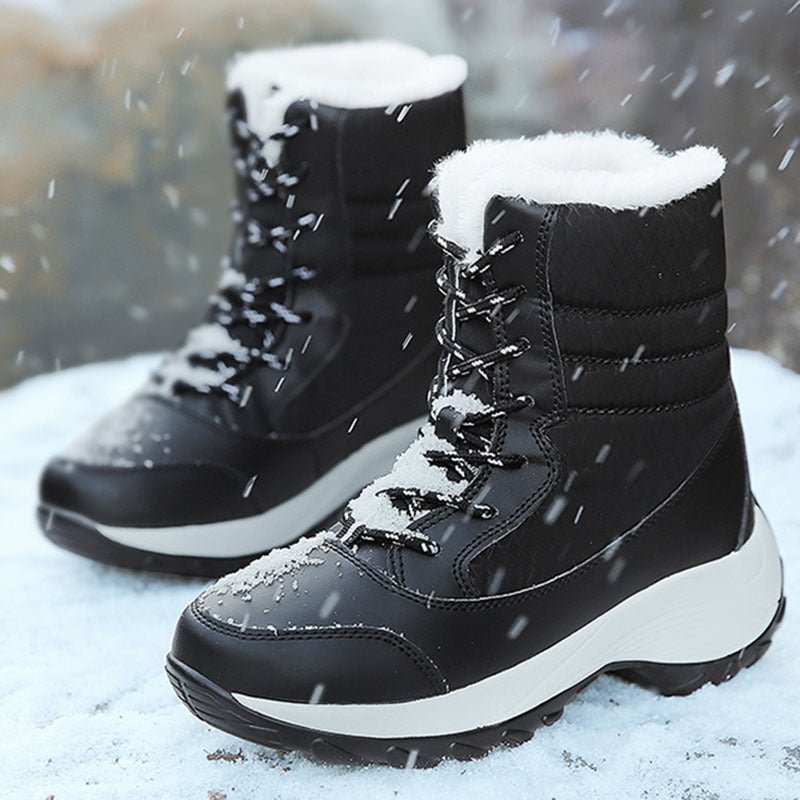 MildlyMama - Winter boots with fur lining for women Waterproof and non - slip
